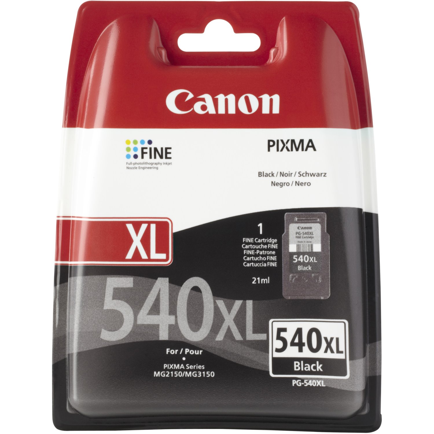 Canon PG-540XL Original Inkjet Ink Cartridge - Black Pack