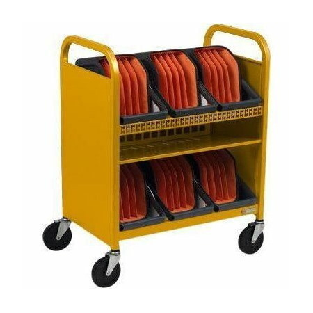 Bretford CUBE Transport Cart with Caddies - TVCT30CAD