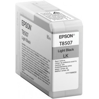 Epson UltraChrome HD T8507 Original Inkjet Ink Cartridge - Light Black - 1 / Pack