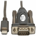 Eaton Tripp Lite Series USB-C to RS232 (DB9) Serial Adapter Cable (M/M), 5 ft. (1.52 m)