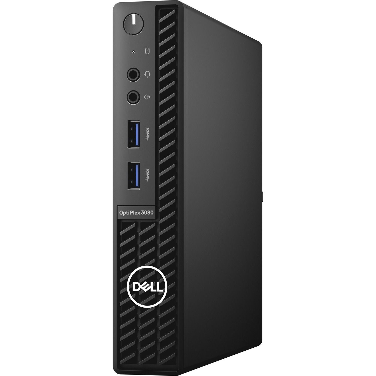 Dell OptiPlex 3000 3080 Desktop Computer - Intel Core i5 10th Gen i5-10500T - 8 GB - 256 GB SSD - Micro PC - Black