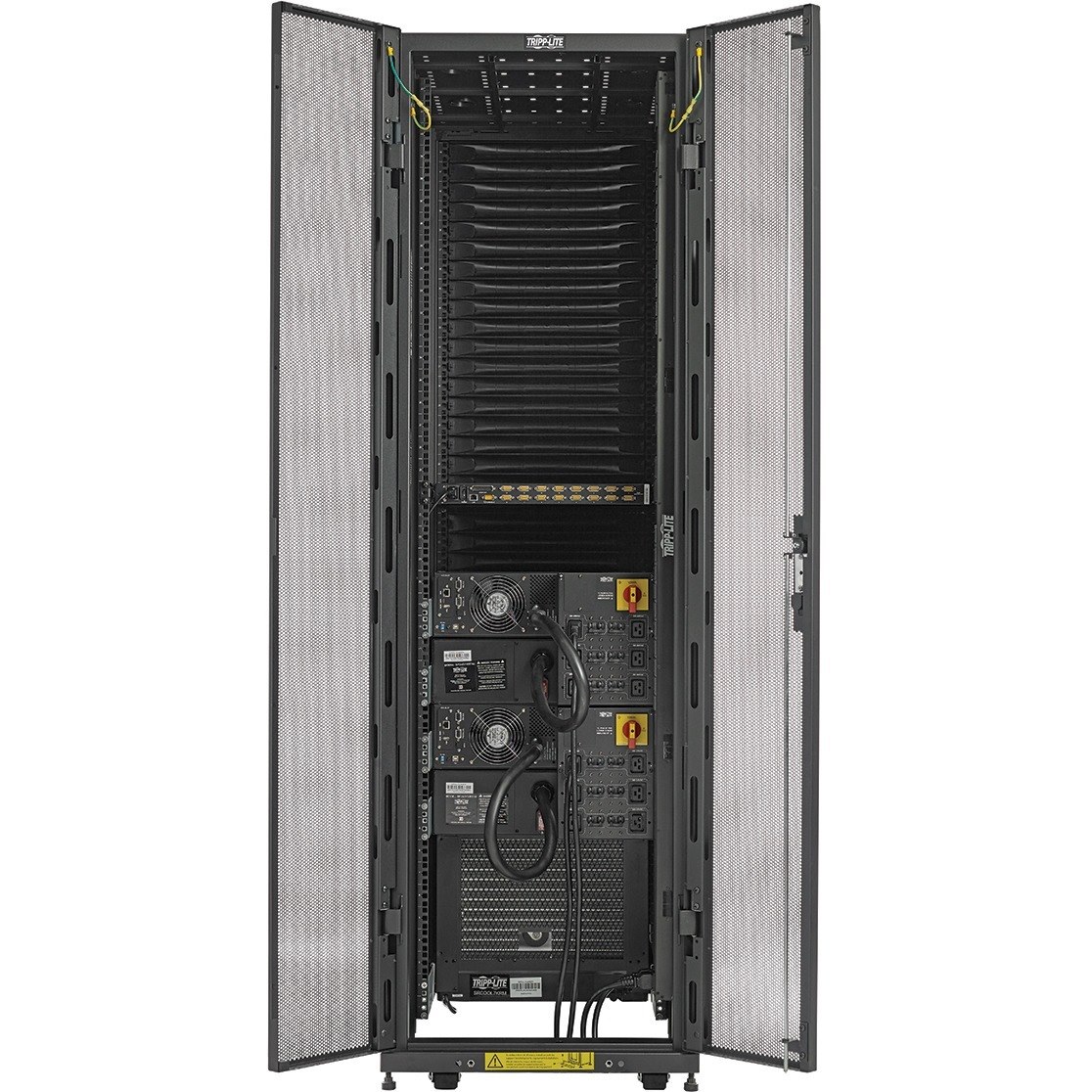 Tripp Lite by Eaton EdgeReady&trade; Micro Data Center - 38U, 6 kVA UPS, Network Management and Dual PDUs, 208/240V or 230V Kit