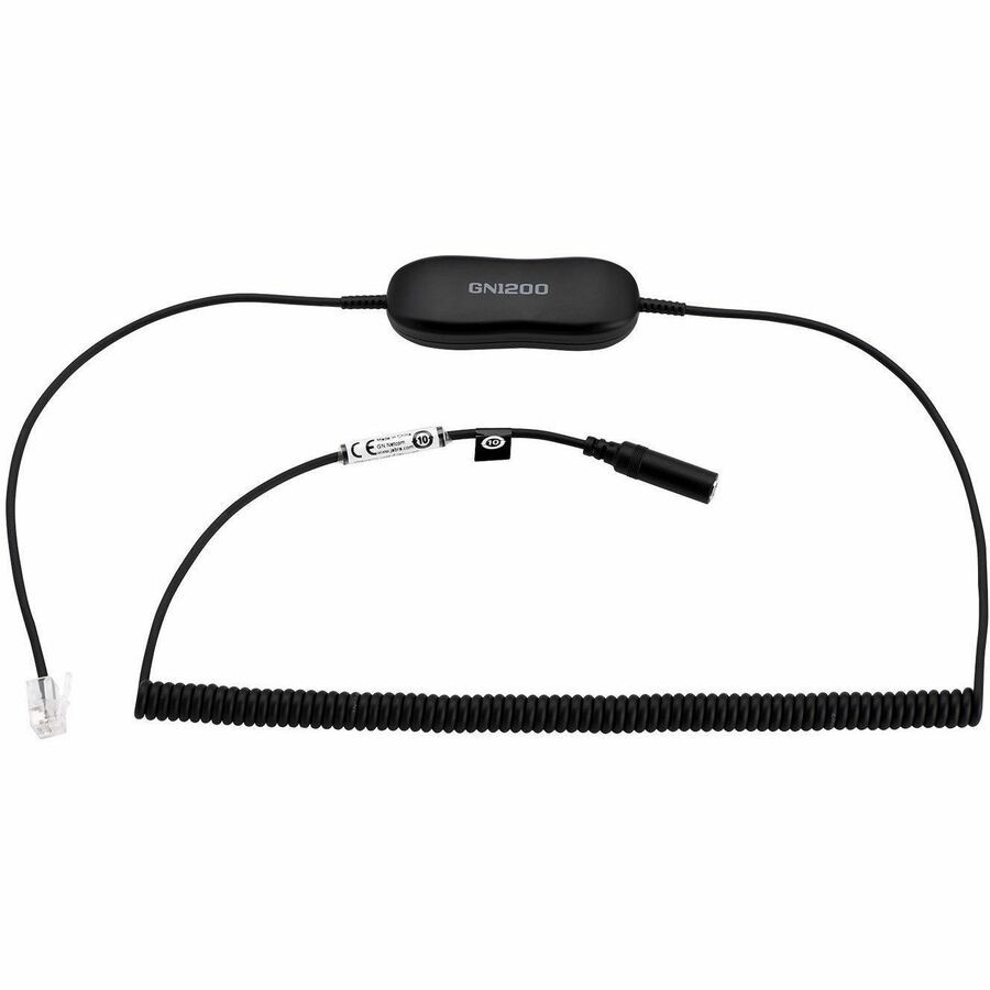 Jabra 2 m Mini-phone/RJ-9 Audiokabel voor Telefoon, Headset - 1