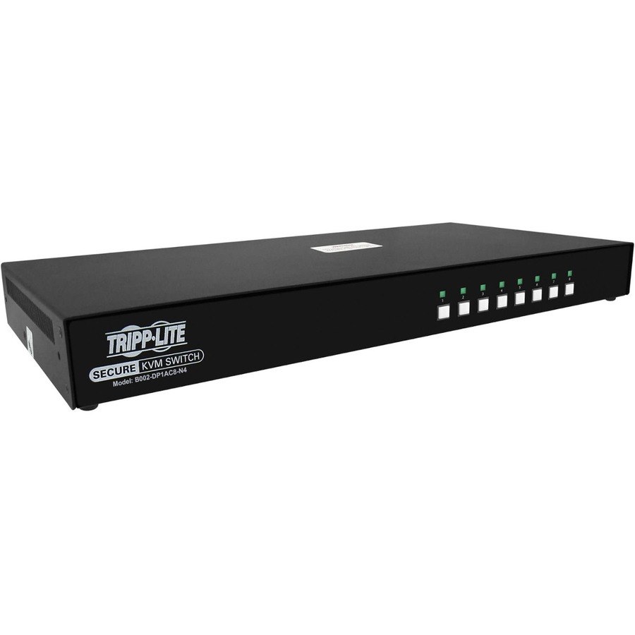 Tripp Lite by Eaton Secure KVM Switch, 8-Port, Single Head, DisplayPort to DisplayPort, 4K, NIAP PP4.0, Audio, CAC, TAA