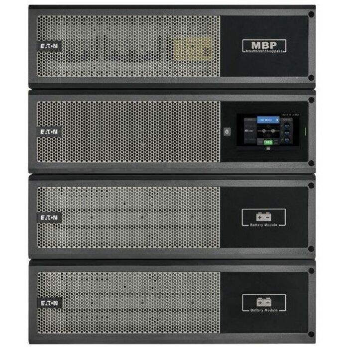 Eaton Two 15kW Power Module, 20kW MBP, Four EBMs, Mounting Rails and INDGW-M2 card