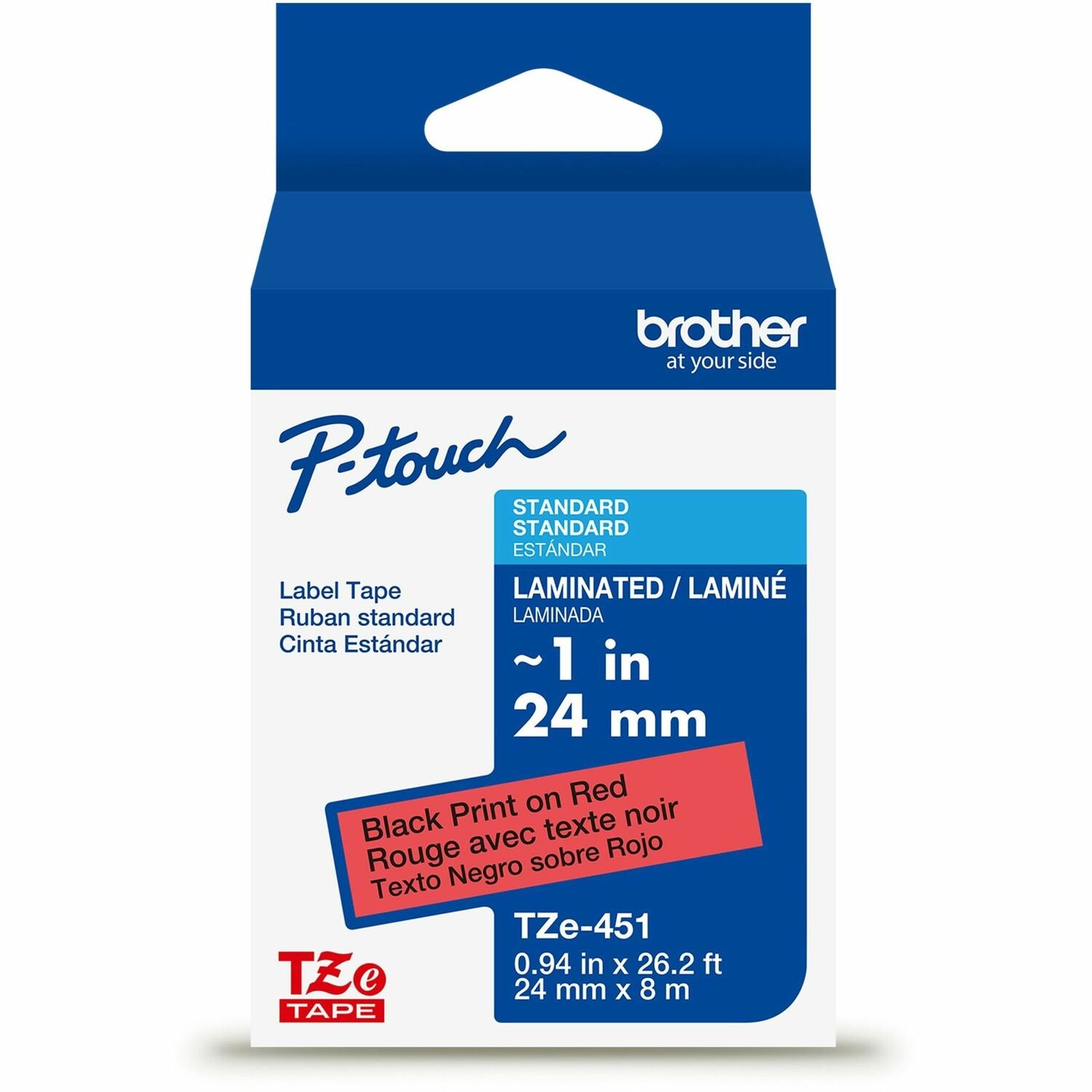 Brother P-touch TZe Laminated Label Tape