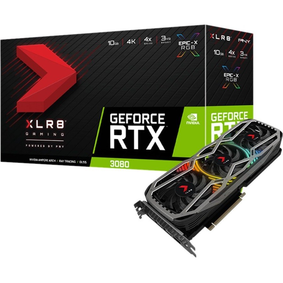 PNY NVIDIA GeForce RTX 3080 Graphic Card - 10 GB GDDR6X