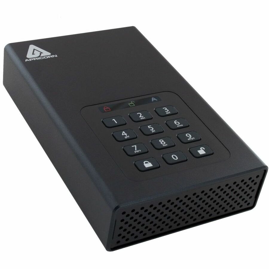 Apricorn Aegis Padlock DT ADT-3PL256-18TB 18 TB Desktop Hard Drive - External - TAA Compliant