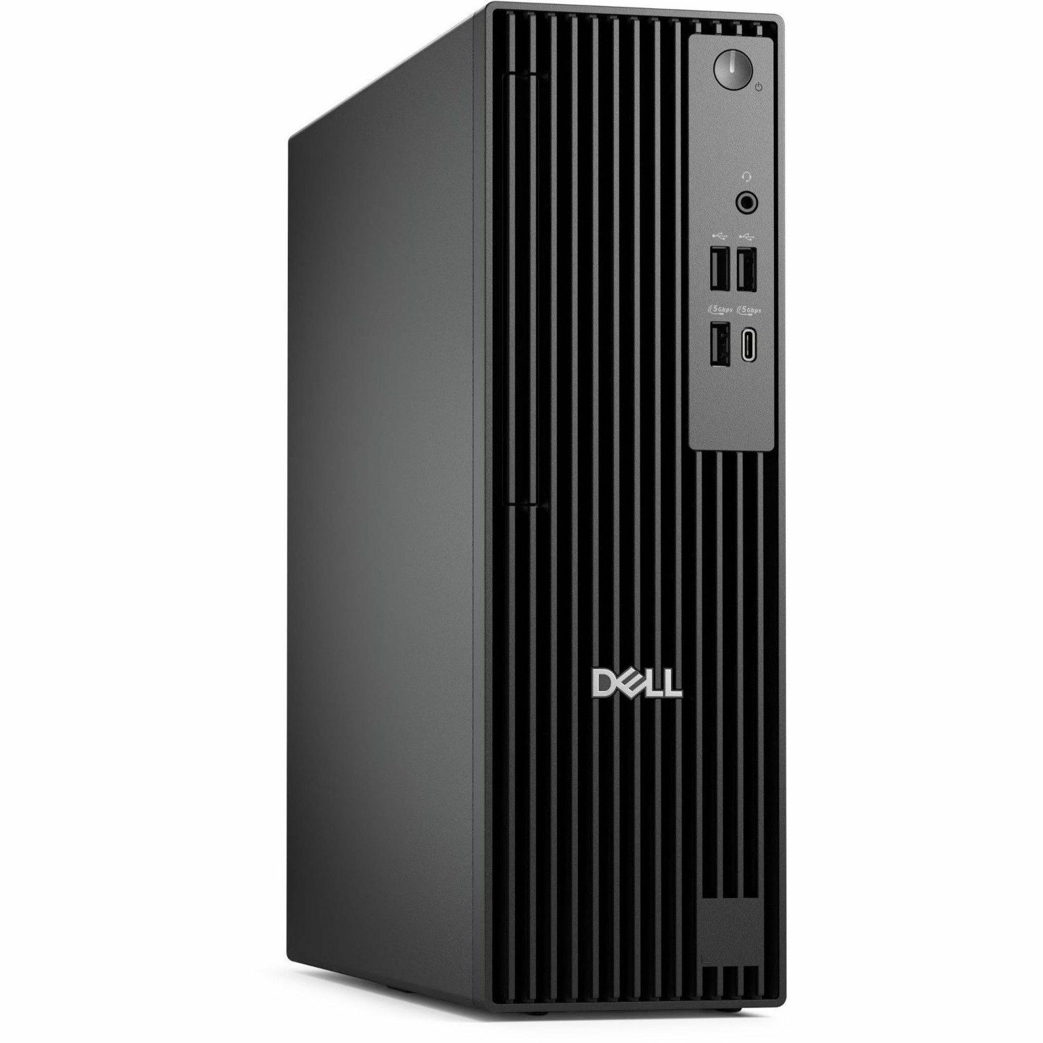 Dell Pro Slim QCS1250 Desktop Computer - Intel Core Ultra 5 Series 2 225 - 16 GB - 256 GB PCI Express NVMe SSD - Slim PC - Standard Black