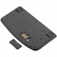 Logitech Wave Keys Keyboard - Wireless Connectivity - USB Interface - English - Graphite