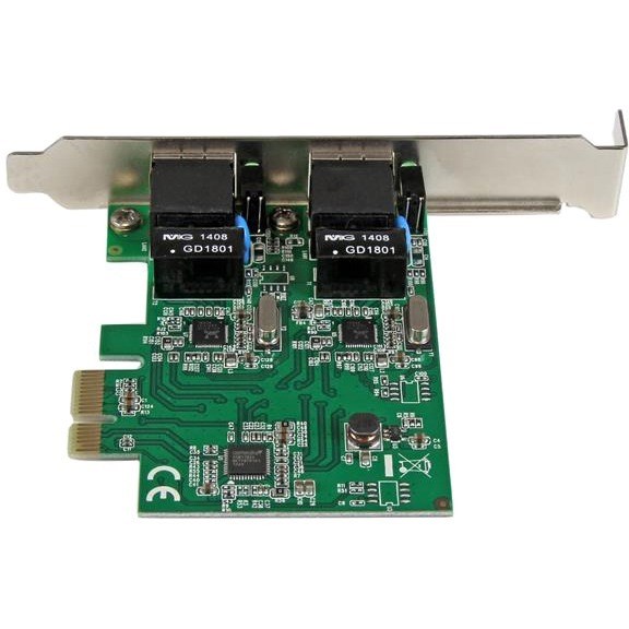 StarTech.com Dual Port Gigabit PCI Express Server Network Adapter Card - PCIe NIC