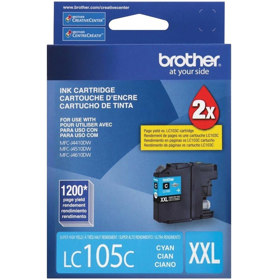 Brother Innobella LC105CS Original Inkjet Ink Cartridge - Cyan - 1 Each