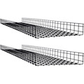 Eaton Tripp Lite Series Wire Mesh Cable Tray - 450 x 100 x 1500 mm (18 in. x 4 in. x 5 ft.), 2-Pack
