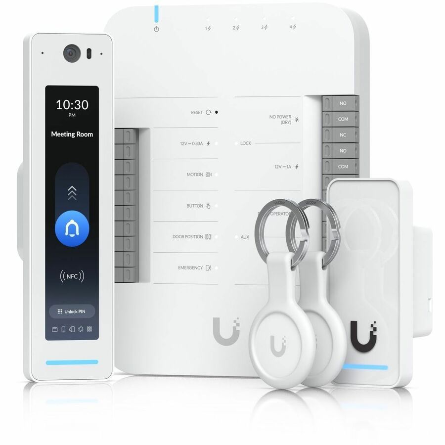 Ubiquiti G3 Starter Kit Pro, Provides Complete Entry &Exit Control For Single Door With 2 Readers &Apple Touch Pass Support, 2Yr Warr