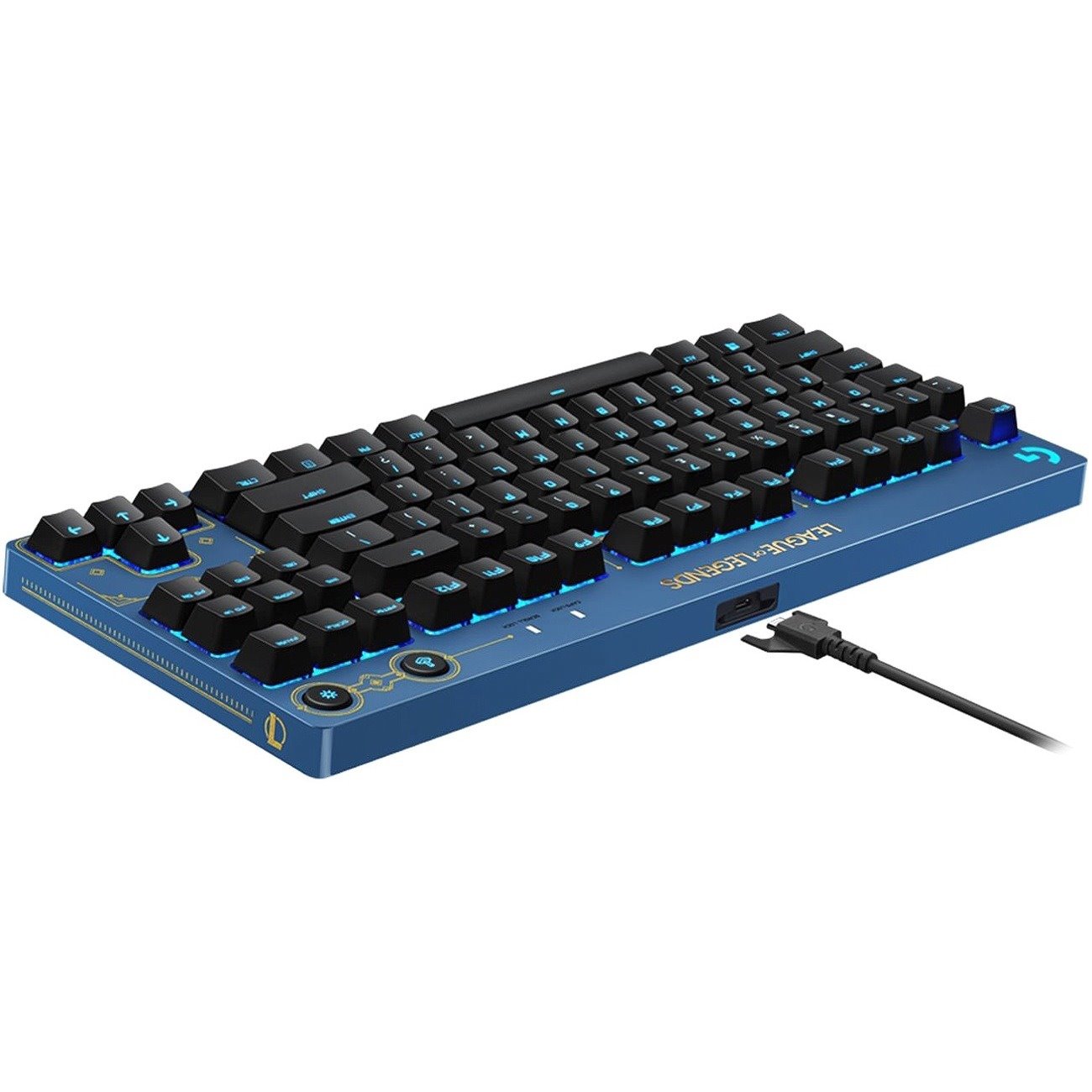 Logitech G PRO Gaming Keyboard - Cable Connectivity - USB Interface - RGB LED - English (US)