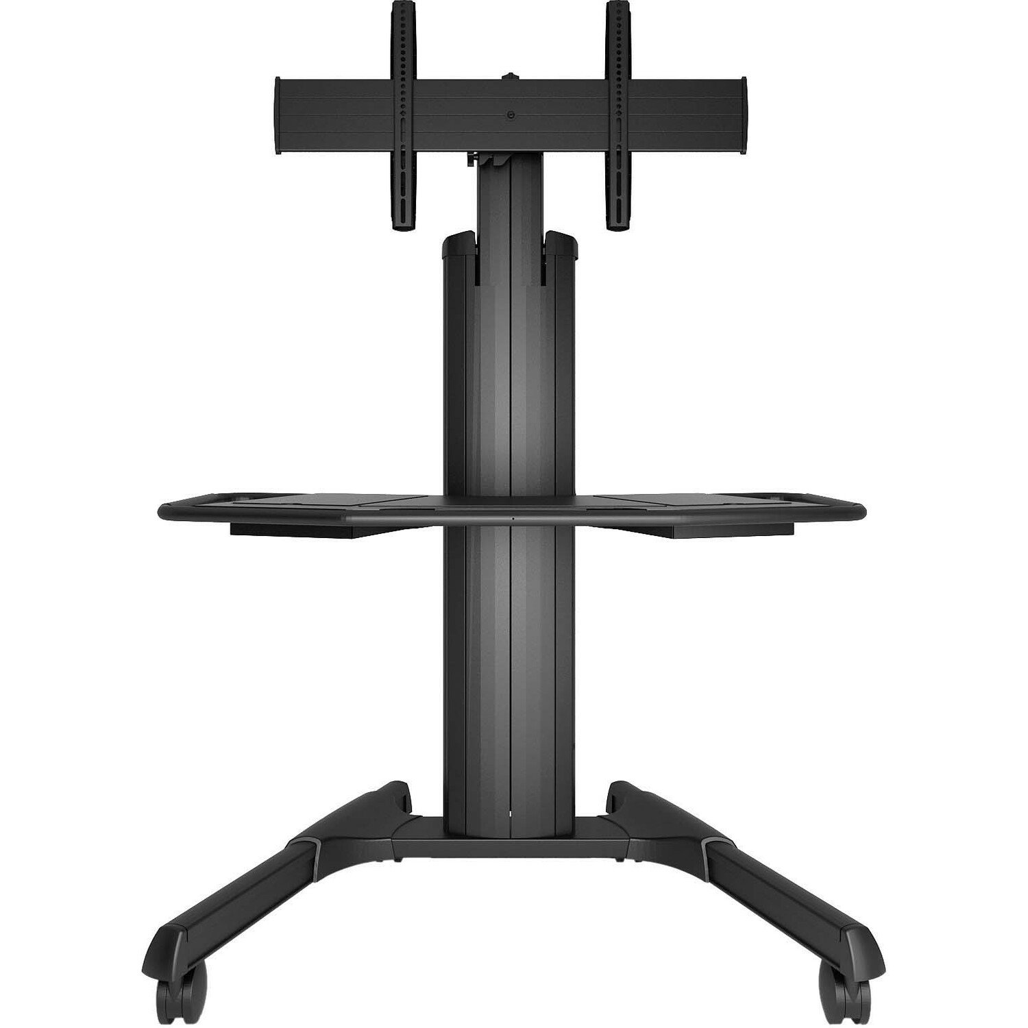 Chief Fusion Adjustable Mobile Display Cart - For Displays 42-86" - Black