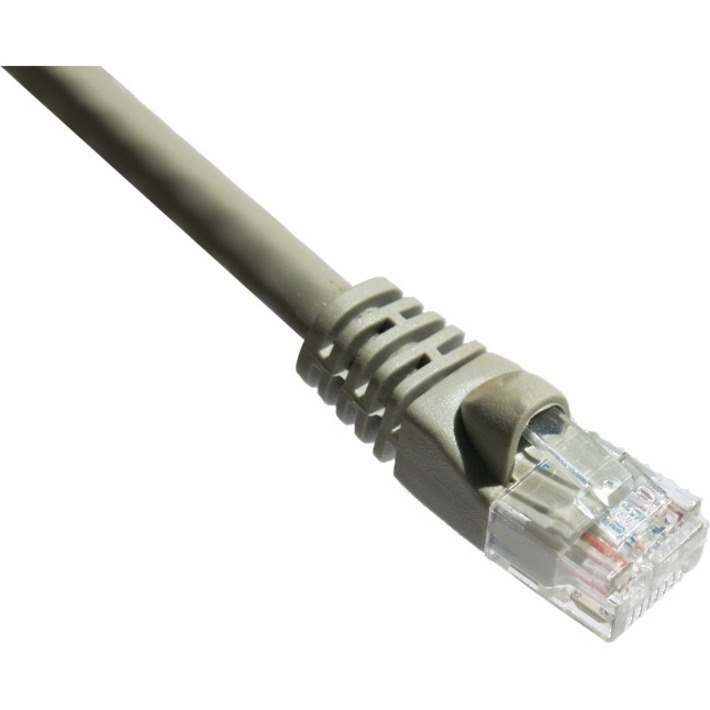 Axiom 75FT CAT6A 650mhz Patch Cable Molded Boot (Gray) - TAA Compliant