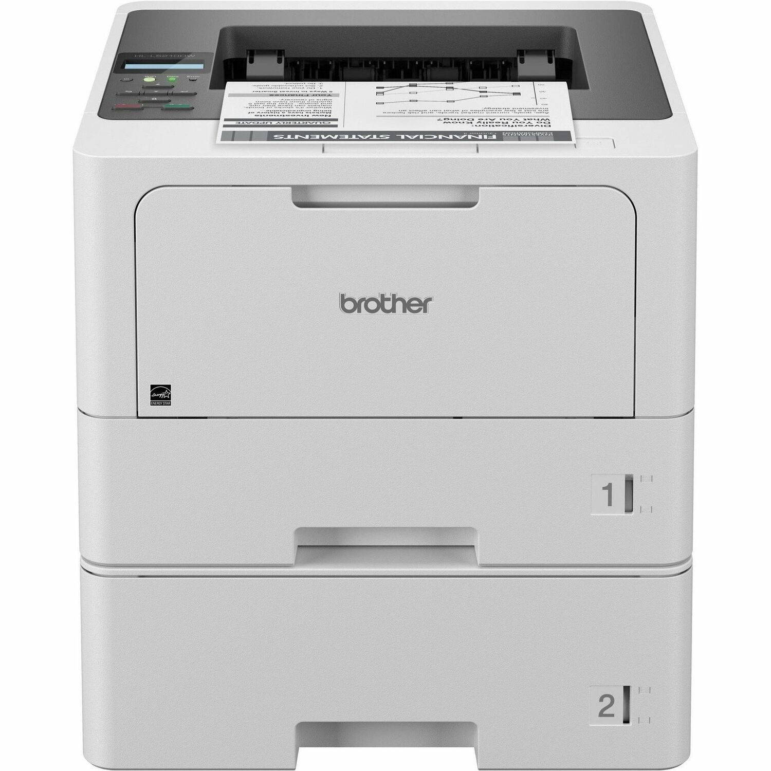 Brother HL-L5210DW Desktop Wireless Laser Printer - Monochrome