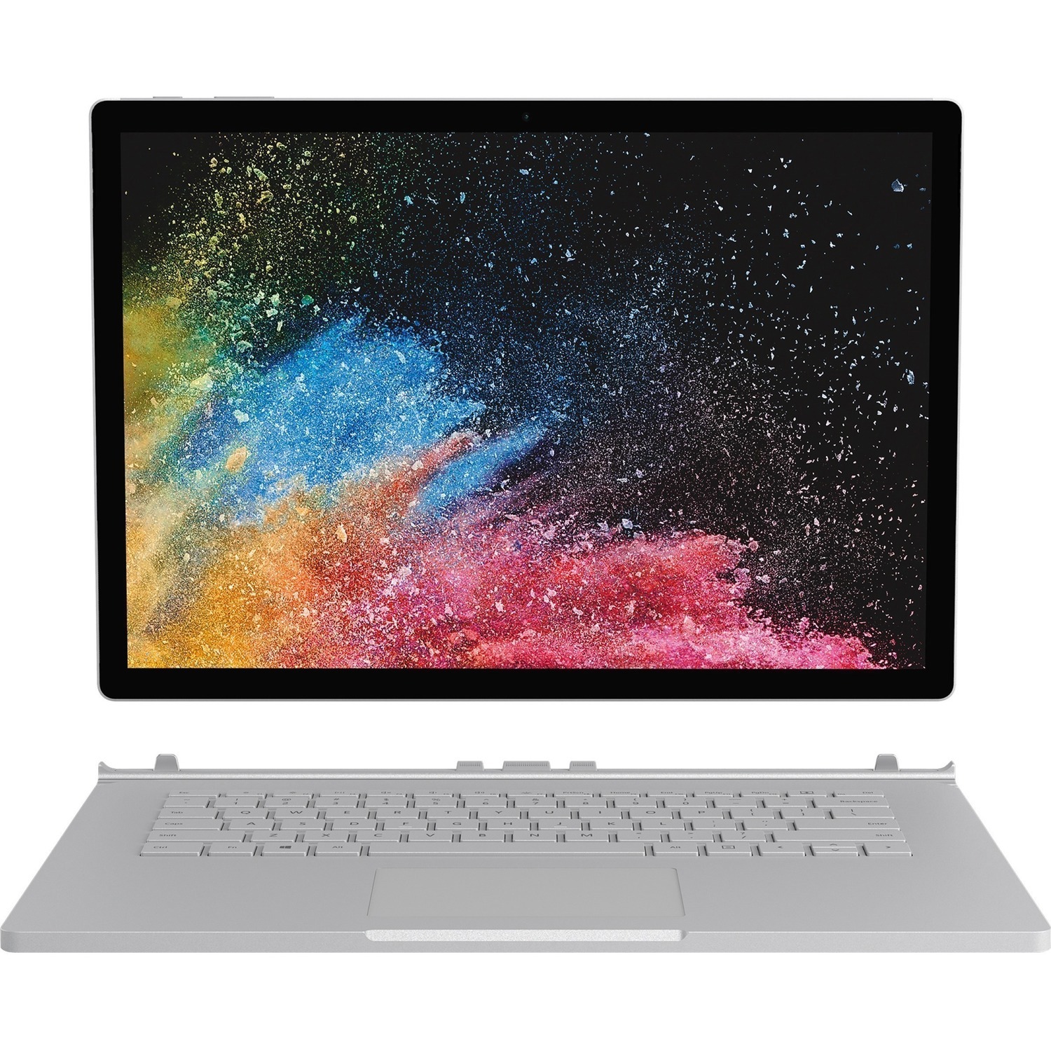 Microsoft Surface Book 2 15" Touchscreen Detachable 2 in 1 Notebook - Intel Core i7 8th Gen i7-8650U - 16 GB - 256 GB SSD - Silver