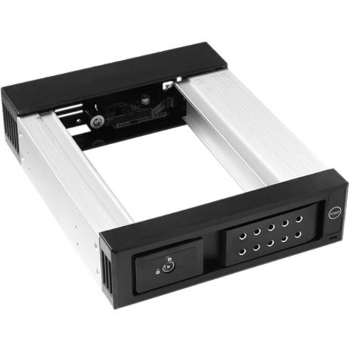 iStarUSA BPN-DE110P Drive Bay Adapter for 5.25" 12Gb/s SAS, SATA/600 Internal - Black