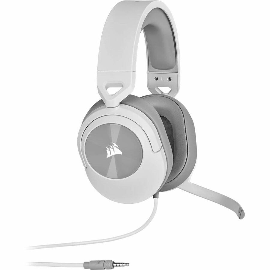 Corsair HS55 STEREO Wired Gaming Headset - White