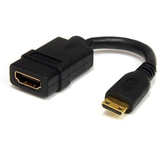 STARTECH.COM 5" HIGH SPEED HDMI ADAPTER CABLE - HDMI TO HDMI MINI- F/M, LTW