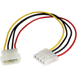 StarTech.com 12in LP4 Power Extension Cable - M/F