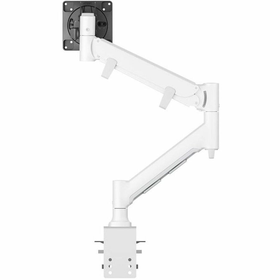 Atdec FORTIS Mounting Arm for Monitor, Curved Screen Display, Flat Panel Display - White - Landscape/Portrait