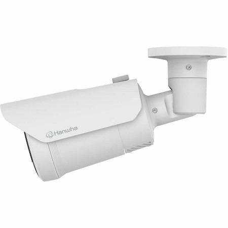 Wisenet QNO-C8023R 5 Megapixel Outdoor Network Camera - Color - Bullet - White - TAA Compliant