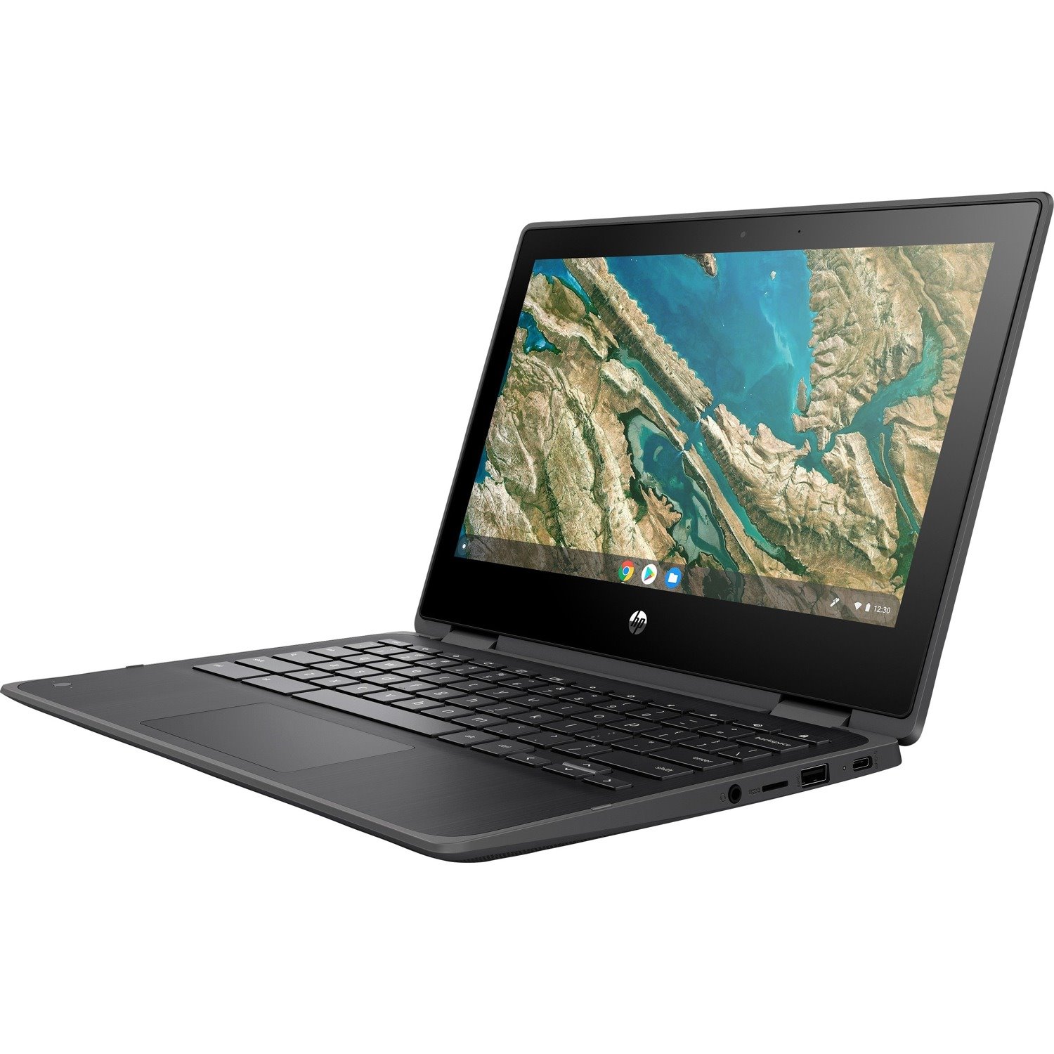 HP Chromebook x360 11 G3 EE 11.6" Touchscreen Convertible 2 in 1 Chromebook - HD - Intel Celeron N4020 - 4 GB - 32 GB Flash Memory - Chalkboard Gray