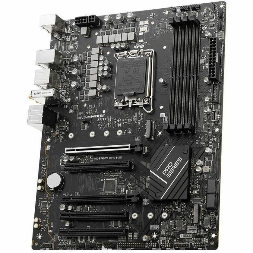 MSI PRO B760-VC WIFI 7 Gaming Desktop Motherboard - Intel B760 Chipset - ATX