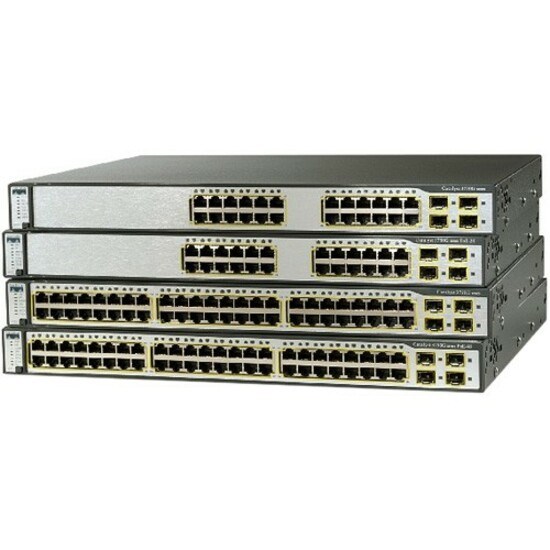 Cisco Catalyst 3750 3750V2-24PS 24 Ports Manageable Layer 3 Switch - Fast Ethernet - 10/100Base-TX