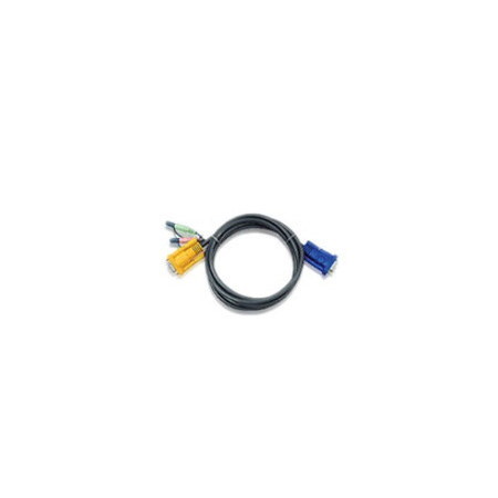 ATEN 2L-5203A 3M Video KVM Cable with Audio