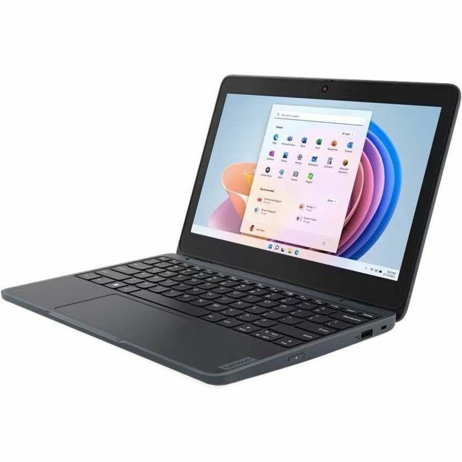 Lenovo 100 82VK0005US 11.6" Notebook - HD - Intel N-Series N100 - 4 GB - 128 GB SSD - English Keyboard - Slate Gray