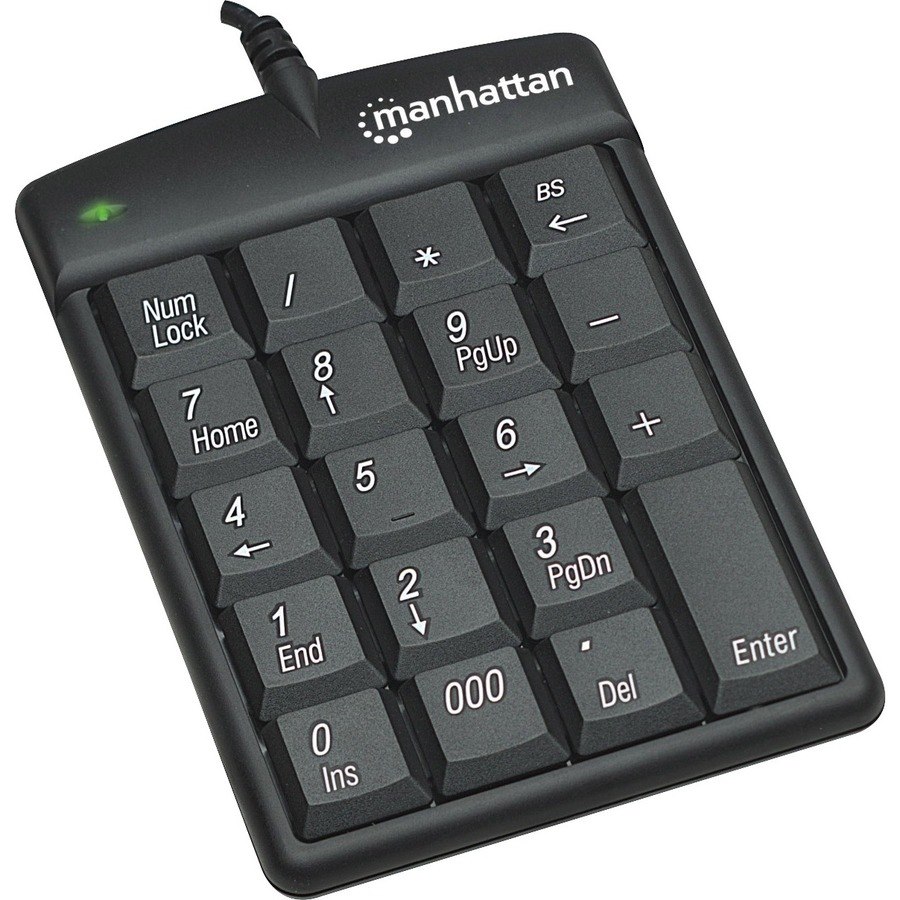 Manhattan USB Numeric Keypad with 18 Full-size keys