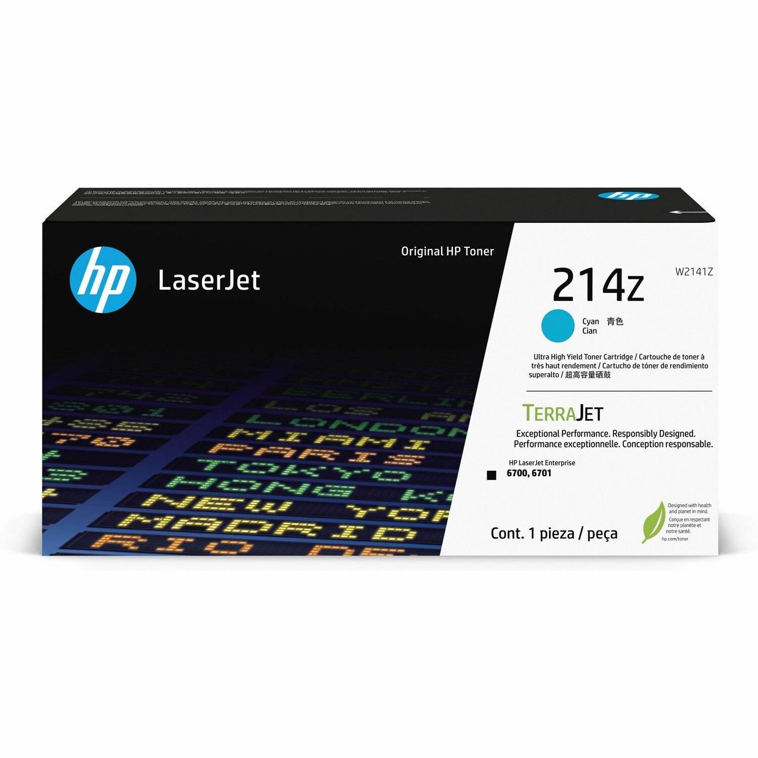 HP 214Z Original Laser Toner Cartridge - Cyan Pack