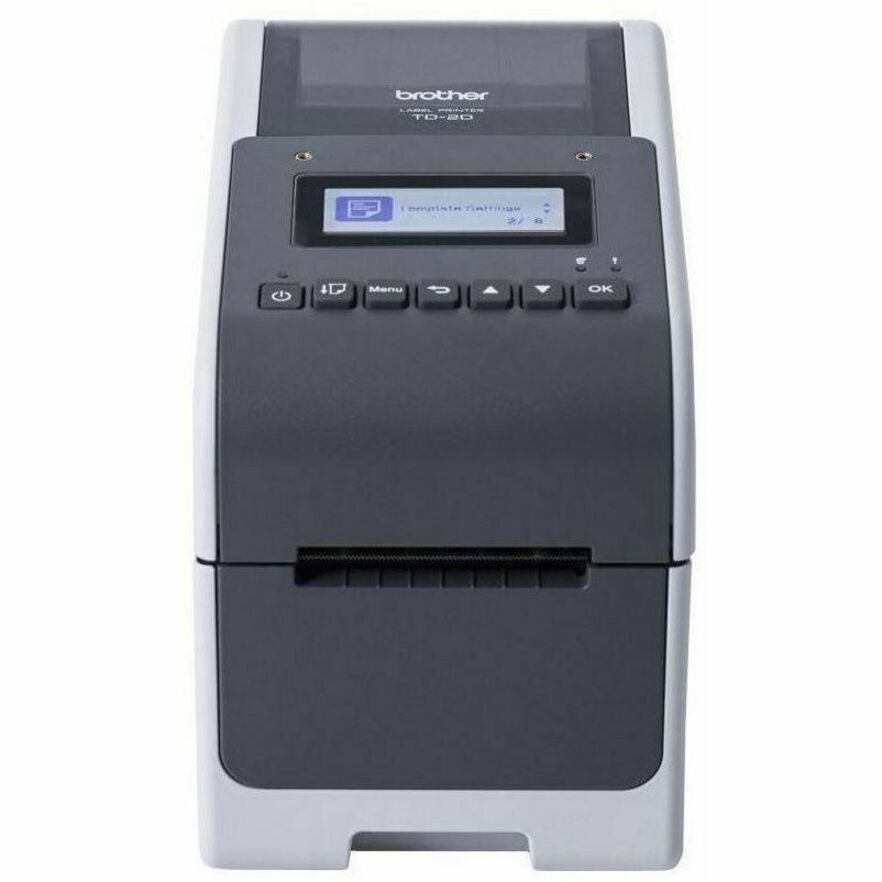 Brother TD-2350D203 Desktop, Retail, Gesundheitswesen, Lager, Logistik, Manufacturing Direktthermodrucker - Monochrom - Desktop - Etikettendruck - Fast Ethernet - USB - USB-Schnittstelle - Seriell - Bluetooth 5.2 - IEEE 802.11a/b/g/n Wireless LAN