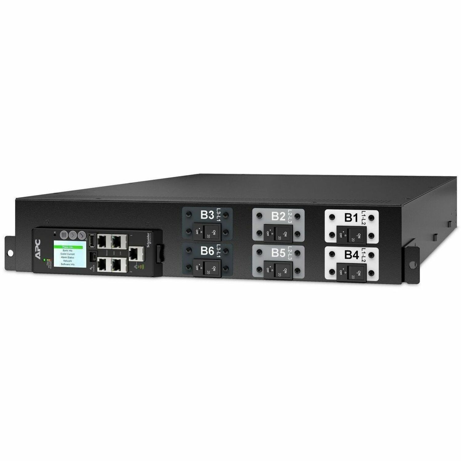 APC NetShelter Rack PDU Advanced Switched, 2U, 3 Phase, 208V, 17.3kVA 60A, 18 Outlets