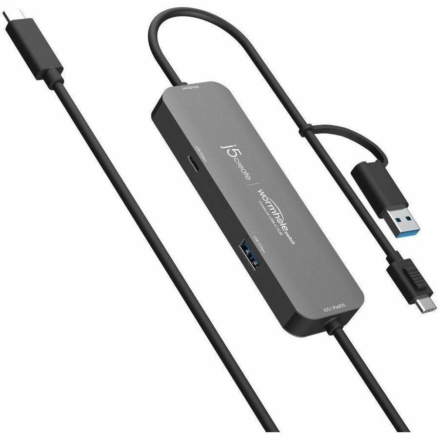 J5create JCH422 Wormhole Switch CrossLink Usb-C Hub - Windows To Ipad/Iphone 15 And Above