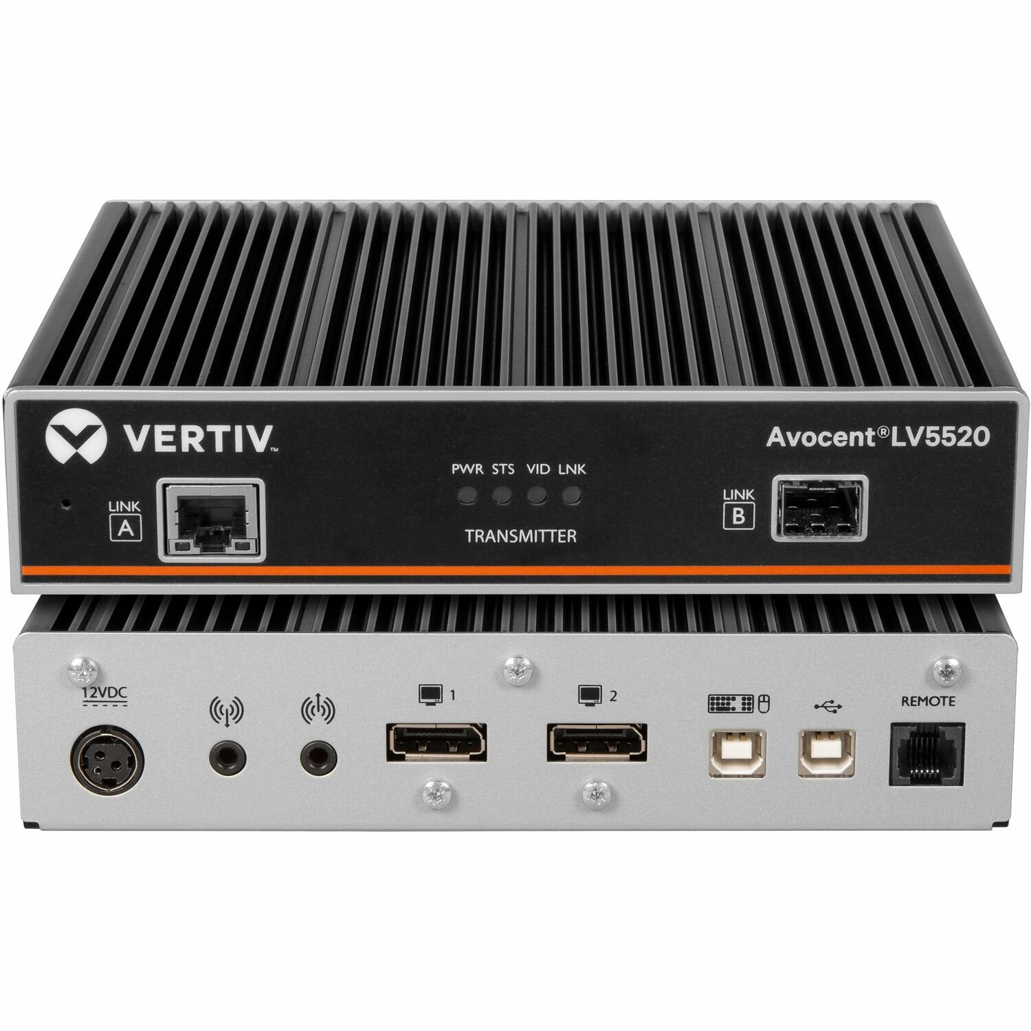Vertiv AVOCENT LongView LV5520T Digitaal KVM Ontvangerextender - Bedraad - TAA Compliant