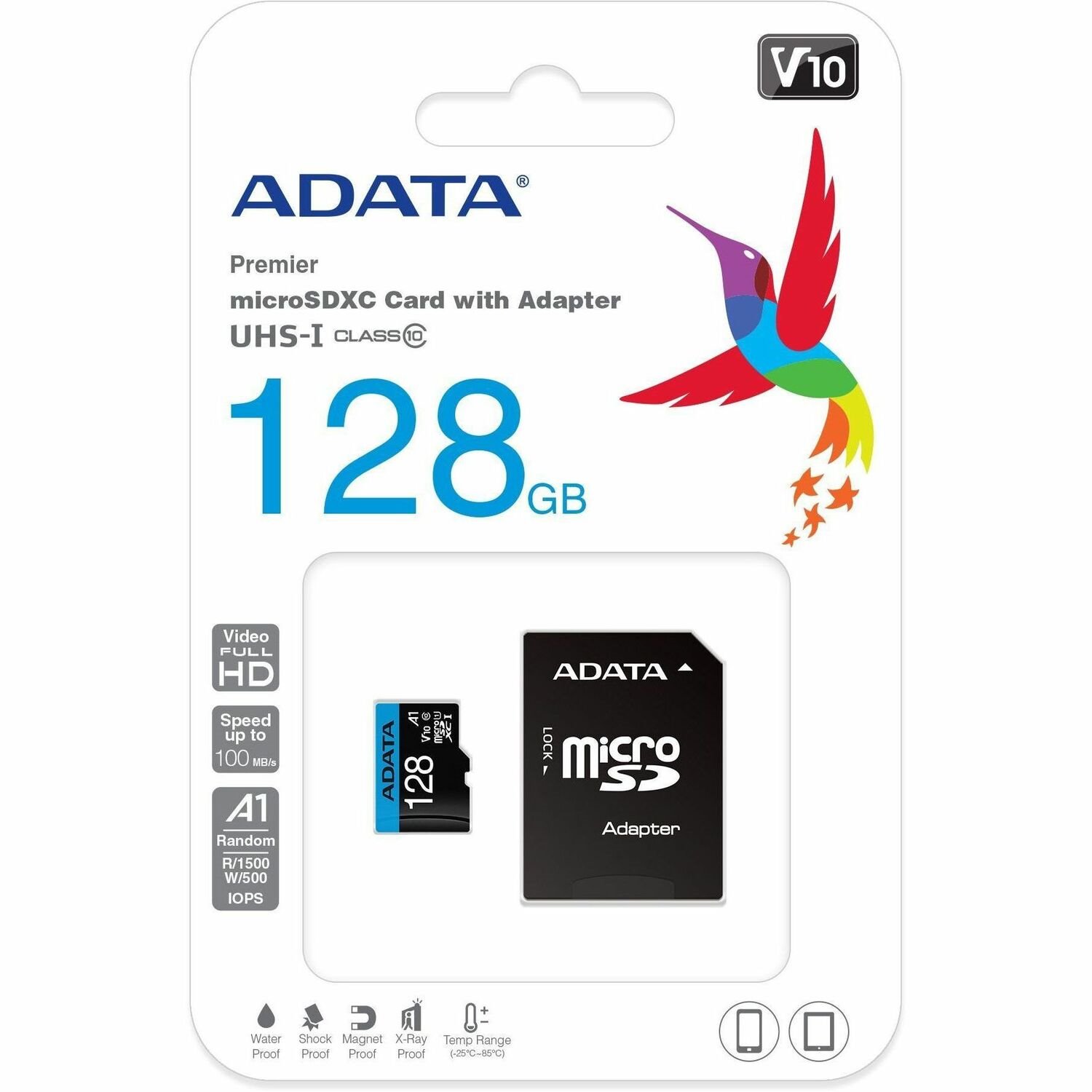 Adata Premier 128 GB Class 10/UHS-I V10 microSDXC