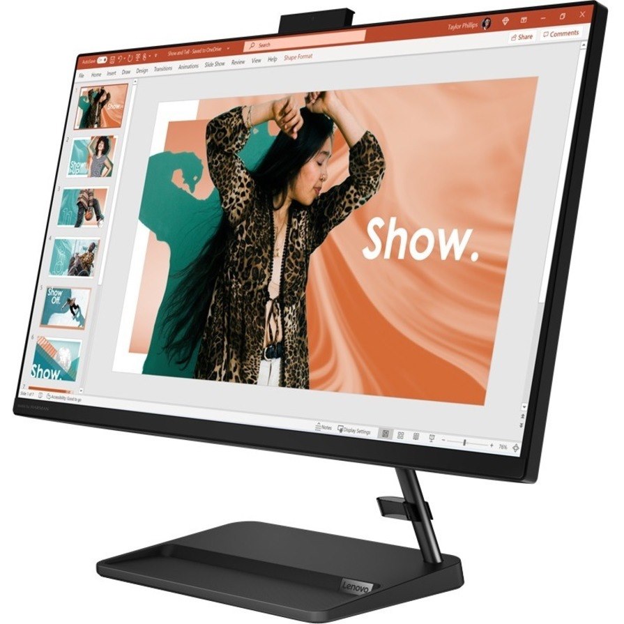 Lenovo IdeaCentre 3 24IAP7 F0GH00PUUS All-in-One Computer - Intel Core i5 13th Gen i5-13420H - 8 GB - 256 GB SSD - 23.8" Full HD Touchscreen - Desktop - Black