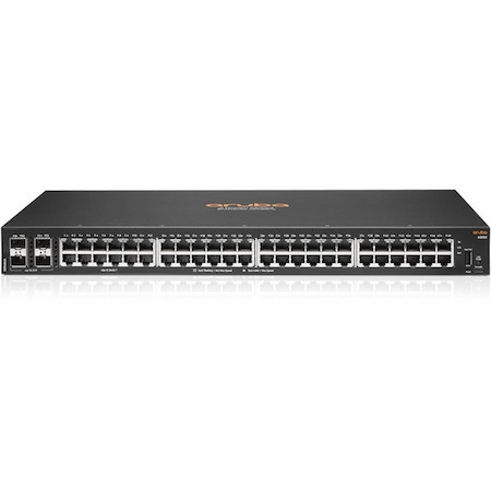 HPE CX 6000 48 Ports Manageable Ethernet Switch - Gigabit Ethernet - 10/100/1000Base-T, 1000Base-X