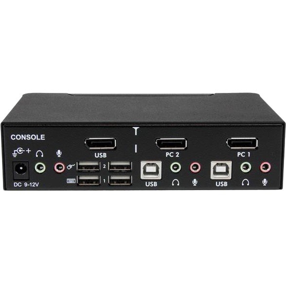 StarTech.com 2 Port USB DisplayPort KVM Switch with Audio