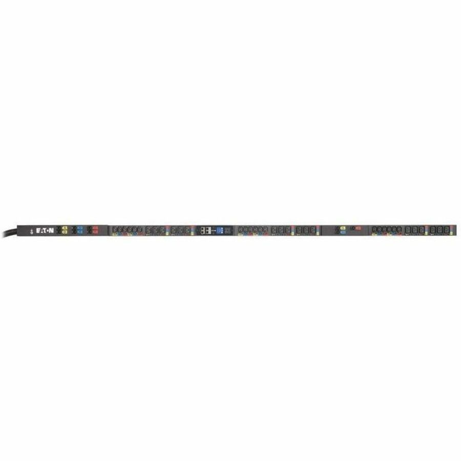 Eaton 3-Phase Managed HDX Rack PDU G4 240/415V 36 Outlets 18 C13+18 C19 60A 35kW 560P6W Input 10ft Cord 0U Vertical TAA