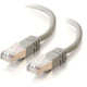 C2G 25ft Cat5e Snagless Shielded (STP) Ethernet Cable - Cat5e Network Patch Cable - Gray