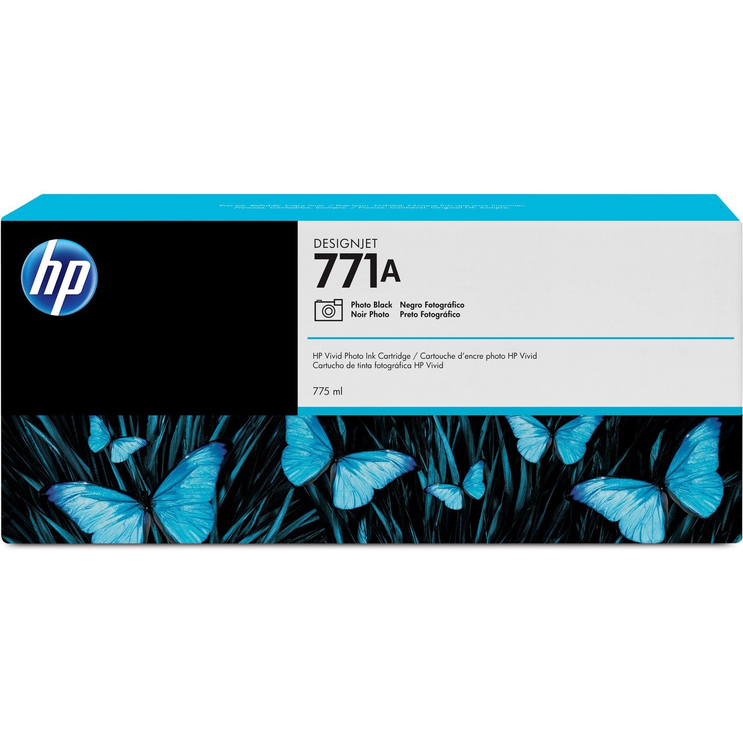 HP 771A (B6Y21A) Original Inkjet Ink Cartridge - Single Pack - Photo Black - 1 Each