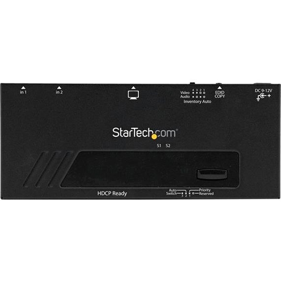 StarTech.com 2 Port HDMI Switch w/ Automatic and Priority Switching - 1080p