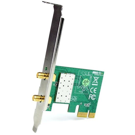 StarTech.com PCI Express Wireless N Adapter - 300 Mbps PCIe 802.11 b/g/n Network Adapter Card - 2T2R 2.2 dBi