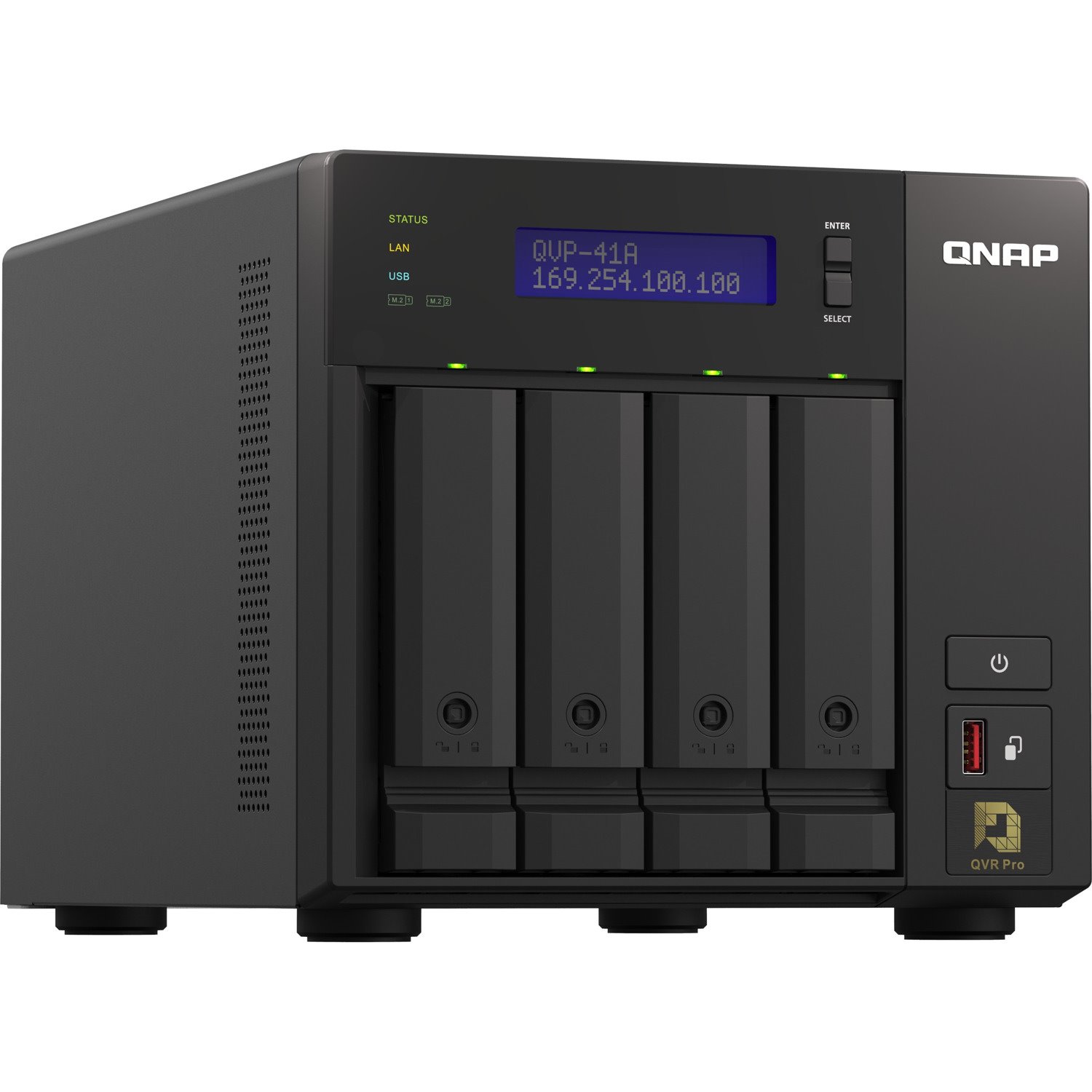 QNAP 4-Bay High-Performance NVR for SMBs, SOHO, and Home